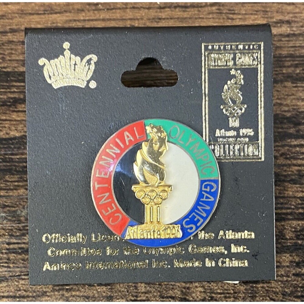 1996 Atlanta Centennial Olympic Games Pin Torch